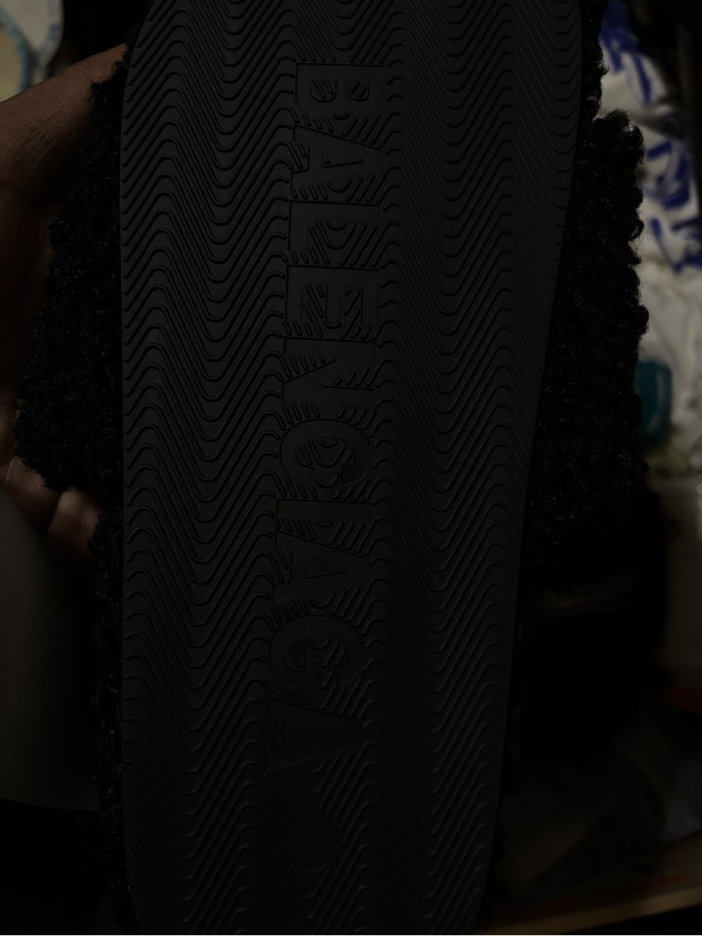 Balenciaga Black Slide Sandals - Picture 1 of 4